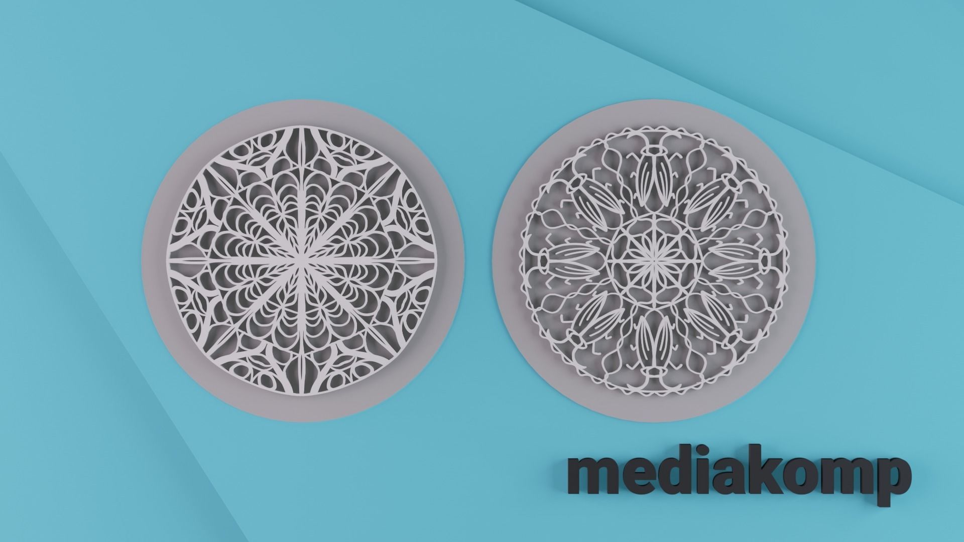 Stamps for pottery - mandala patterns set 3D print model_6
