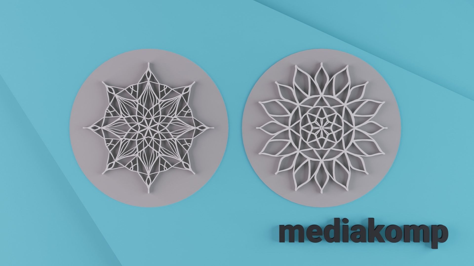 Stamps for pottery - mandala patterns set 3D print model_8