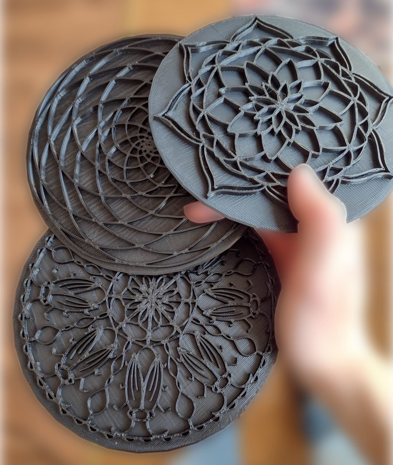 Stamps for pottery - mandala patterns set 3D print model_12