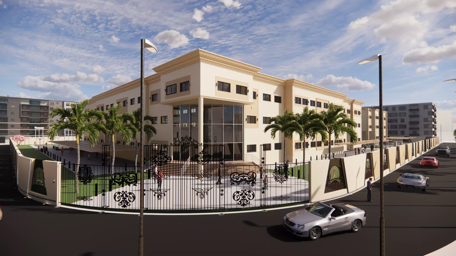 School-School Building-university building  3D model 3D model_0