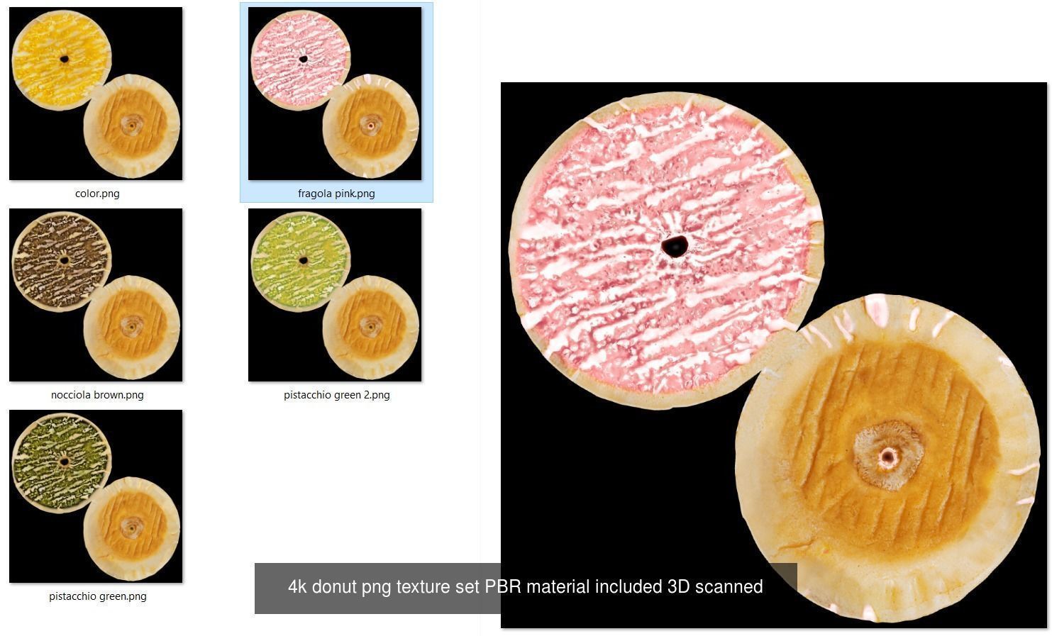 Scanned bakery goods 3D Model Collection_4