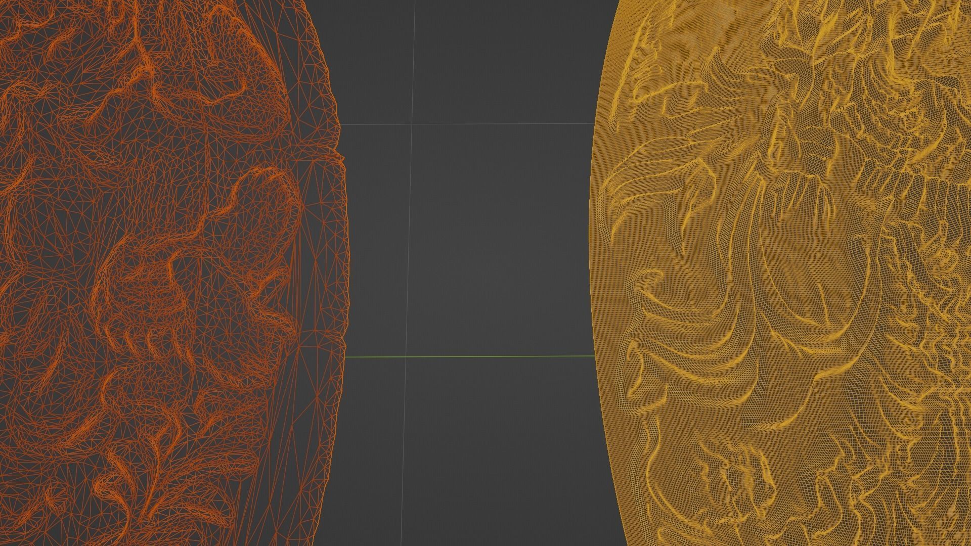 Oriental woman figure relief Low-poly 3D model_20