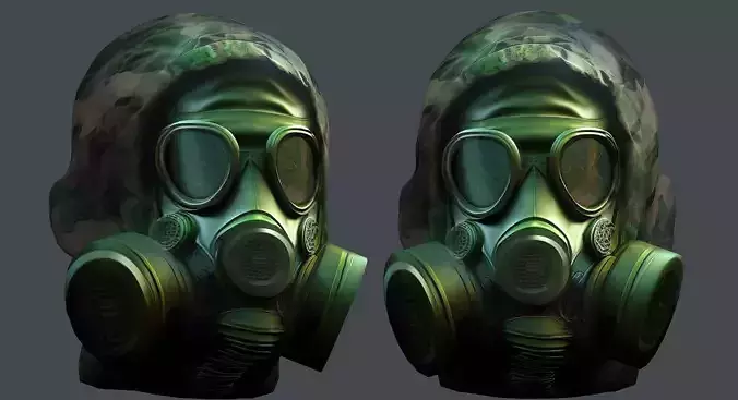 Helmet 3d model military combat Military Low-poly