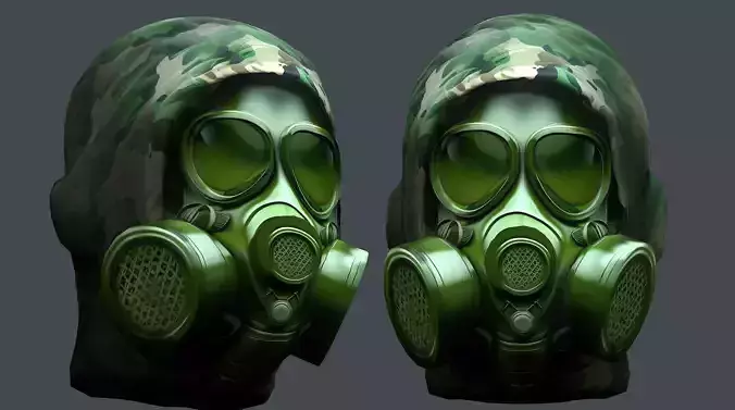 Helmet 3d model military combat Military