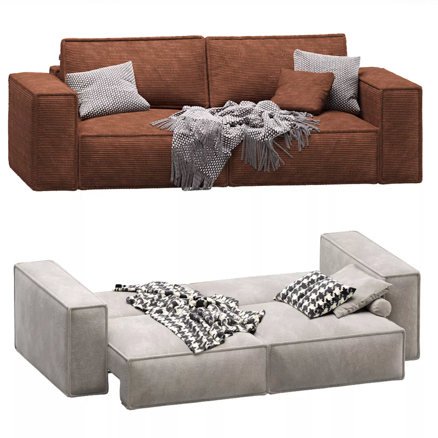 Modular Sofa Eten 4 Gene 3D model