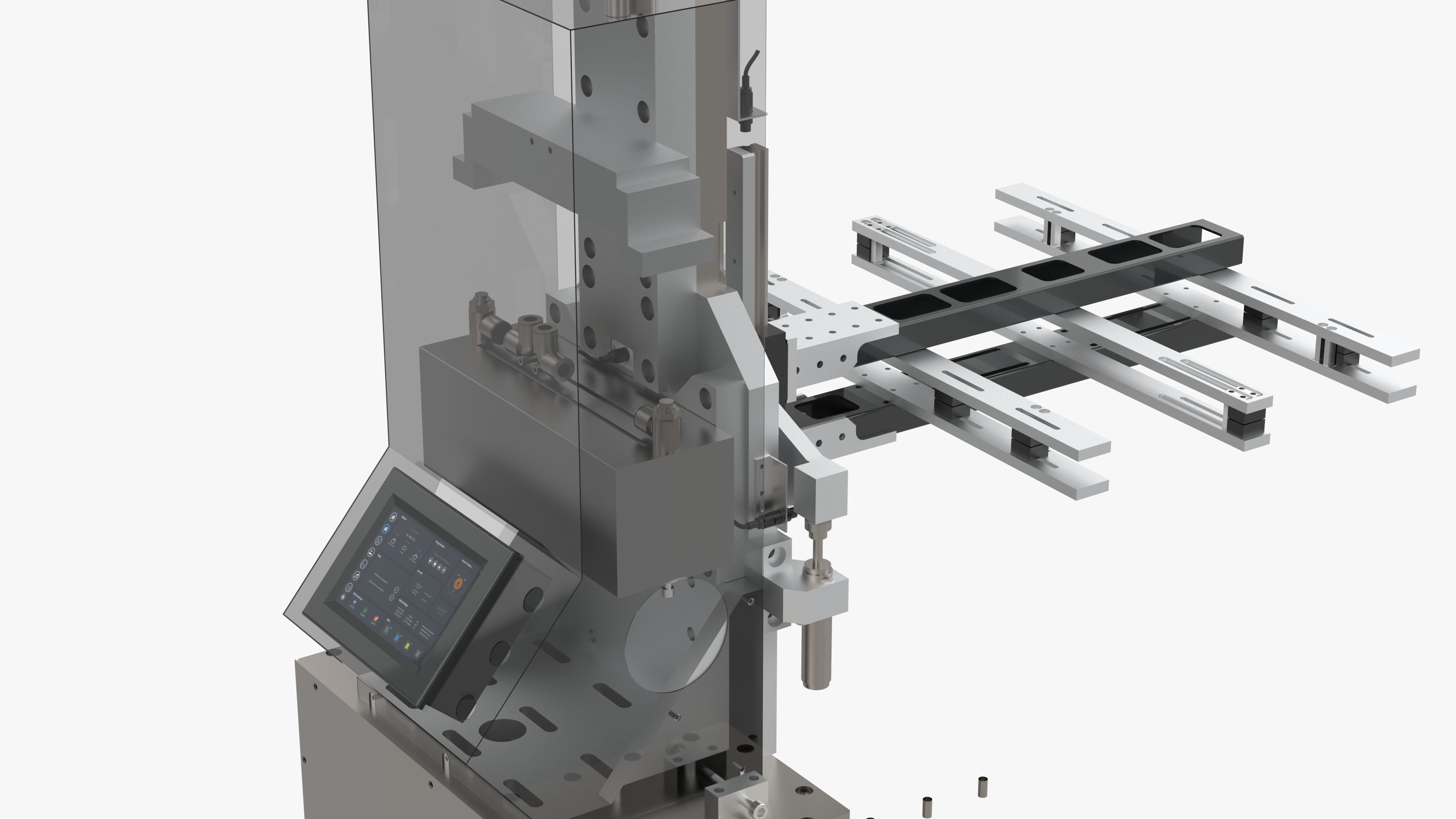 Manipulator with 180 Degree Turning Table 3D model_10