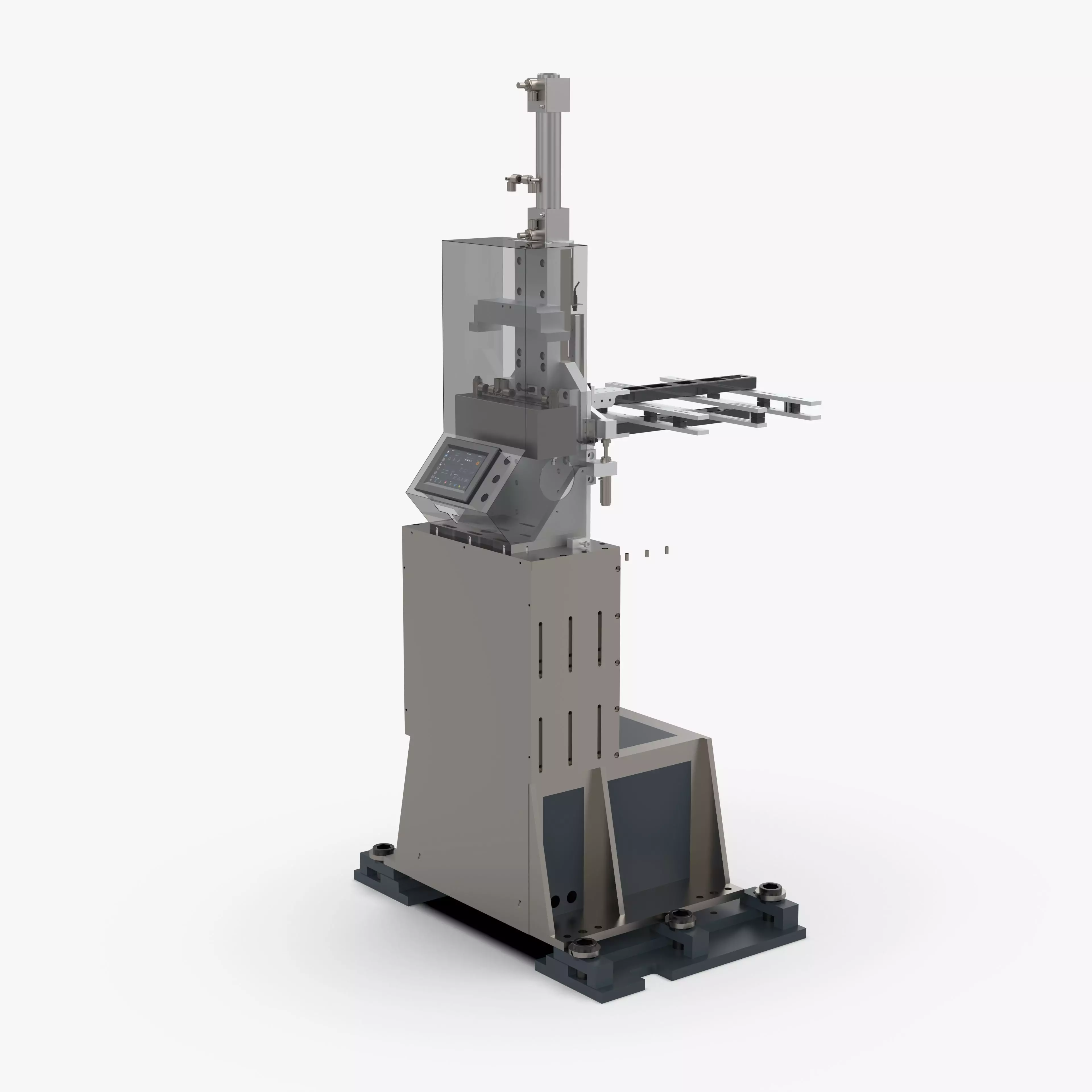 Manipulator with 180 Degree Turning Table 3D model_0