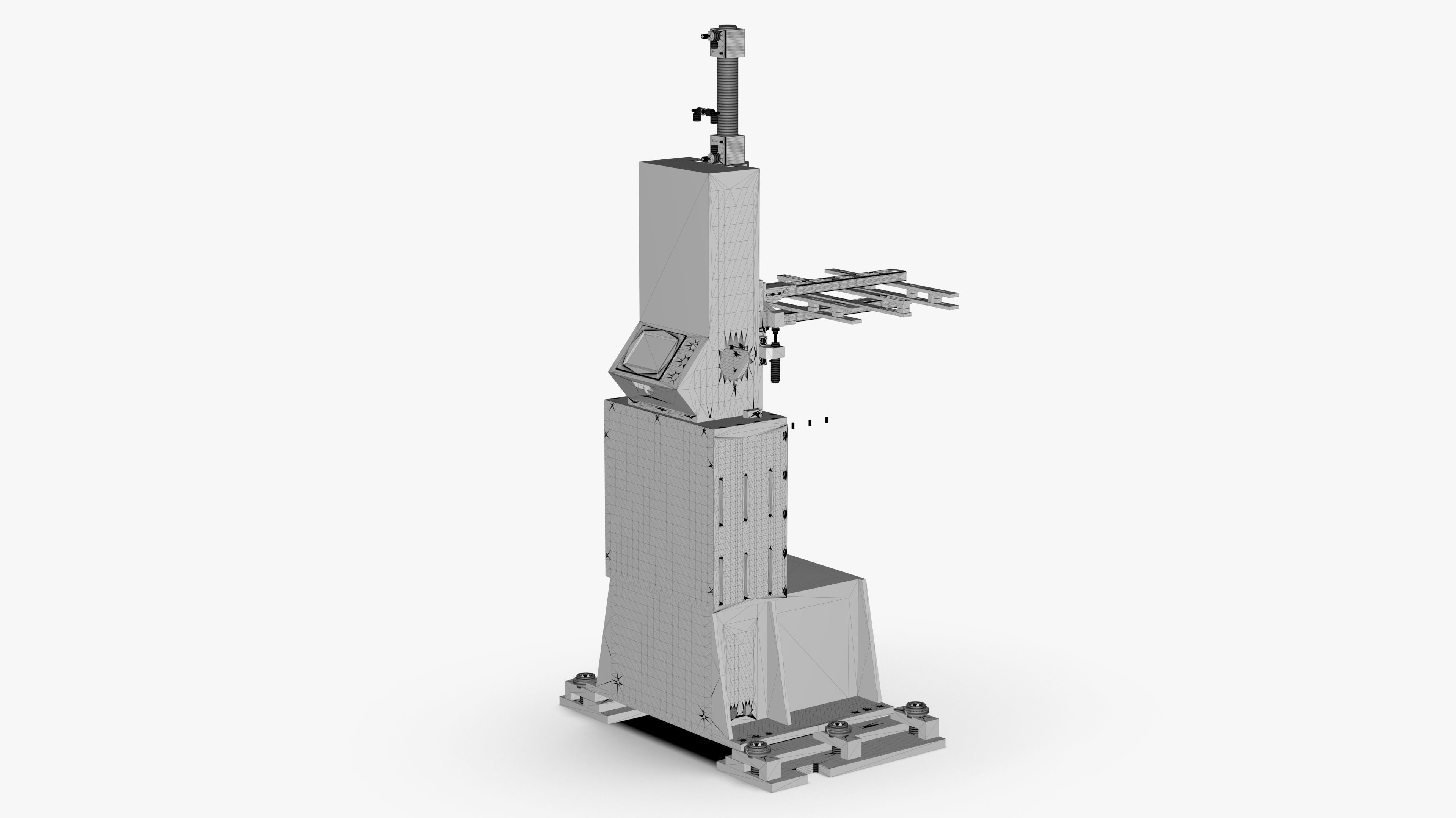 Manipulator with 180 Degree Turning Table 3D model_17