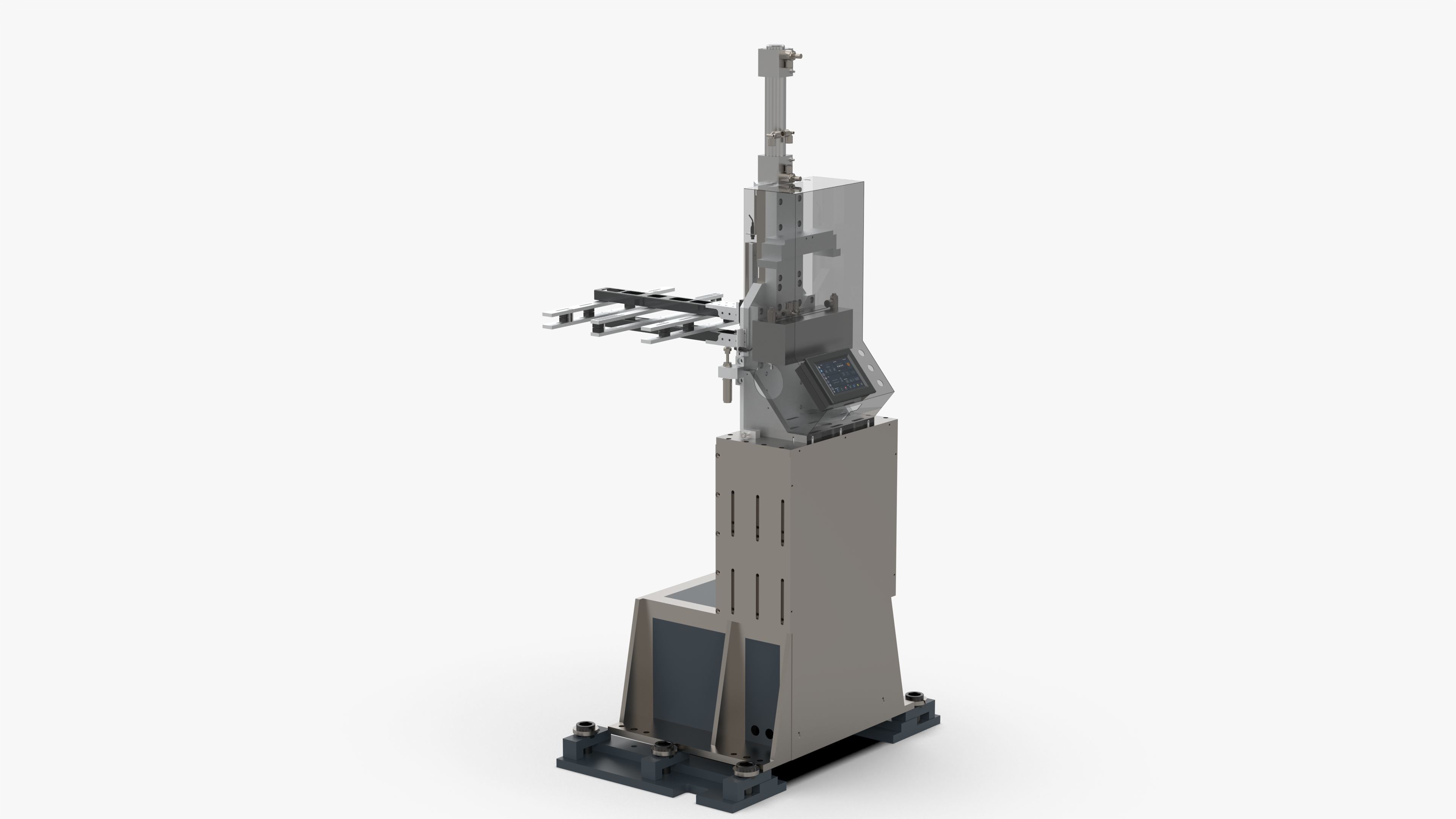 Manipulator with 180 Degree Turning Table 3D model_1