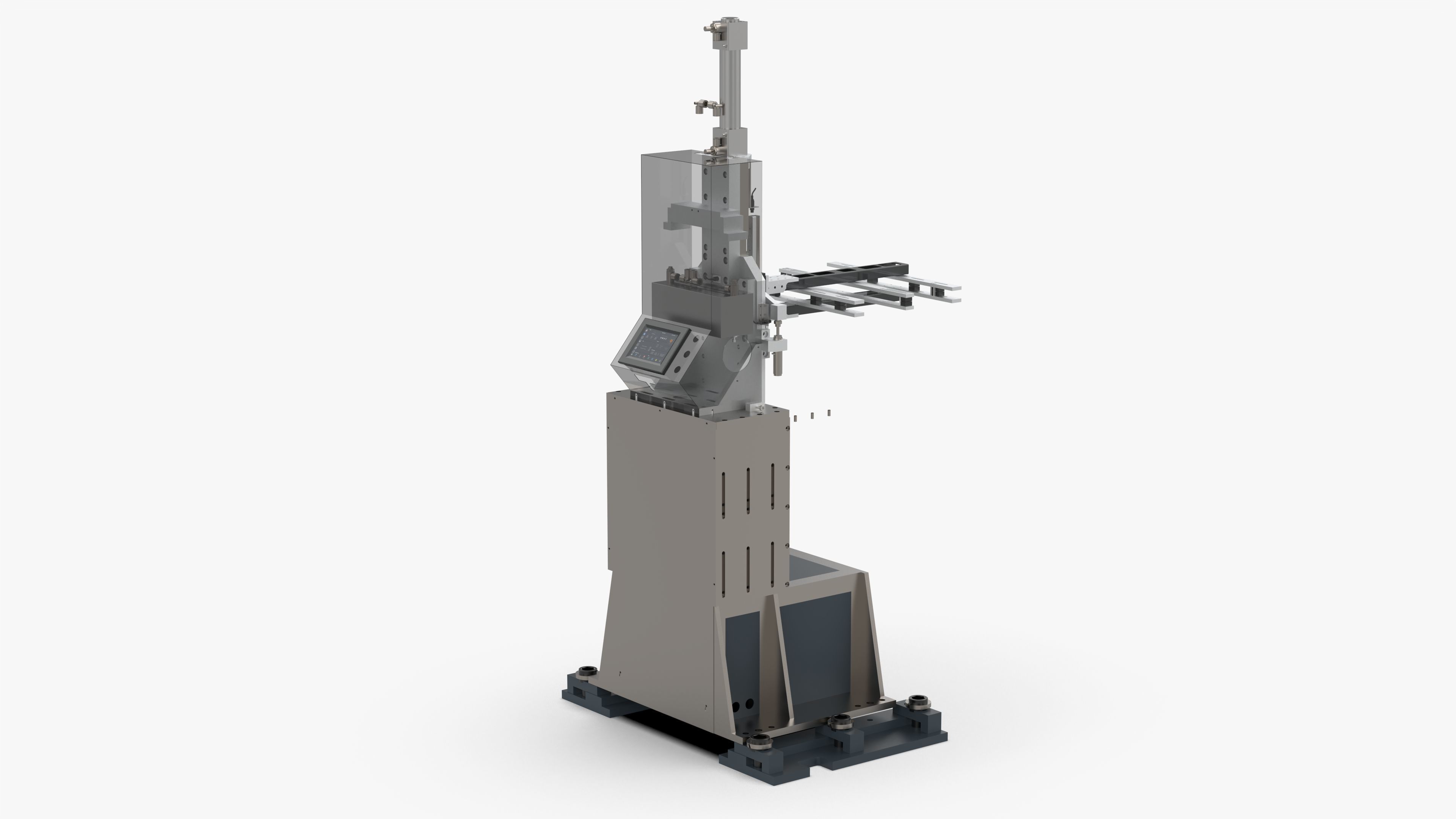 Manipulator with 180 Degree Turning Table 3D model_4