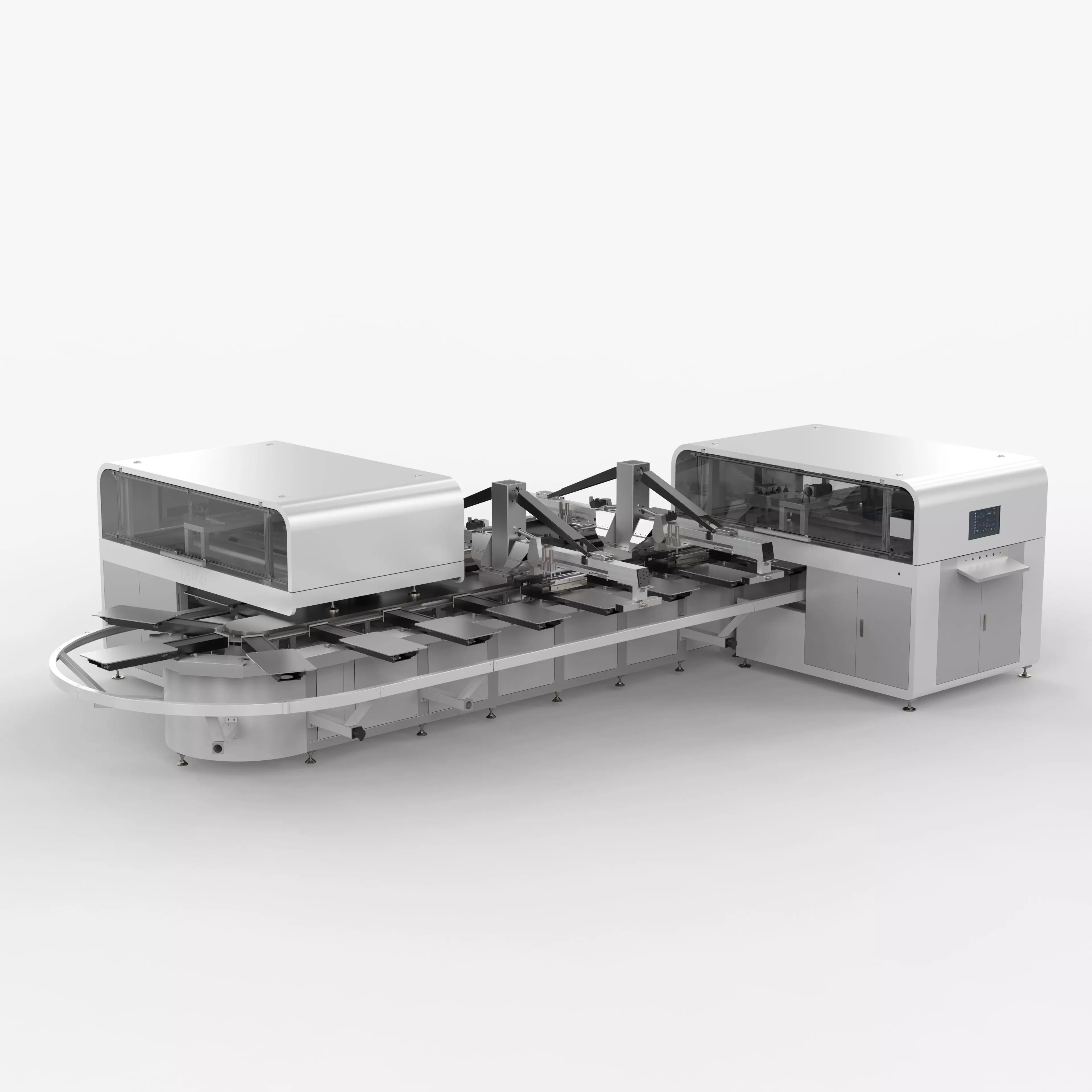 Fully Automatic 24 Station Oval Printing Machine 3D model_0