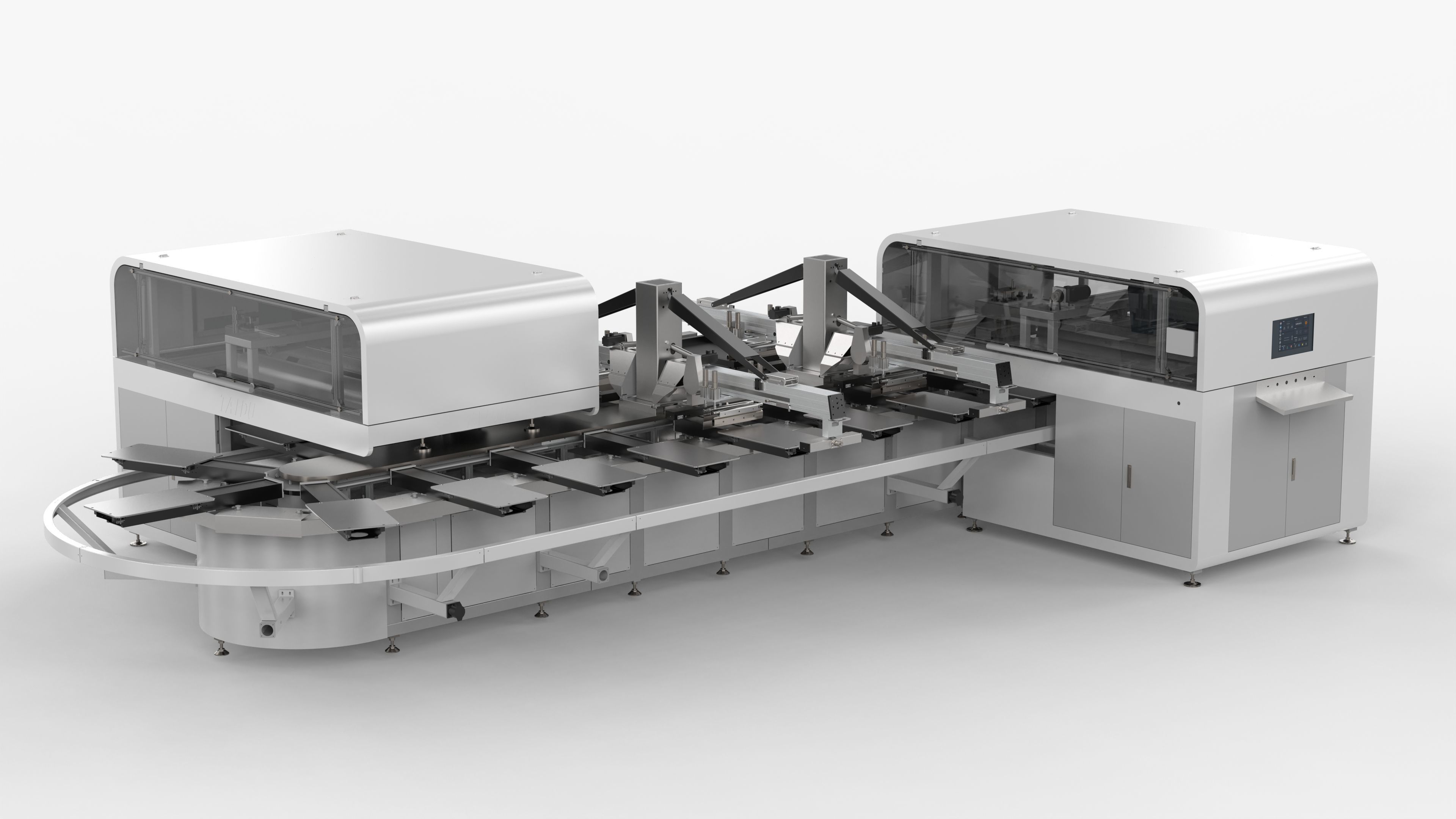 Fully Automatic 24 Station Oval Printing Machine 3D model_1