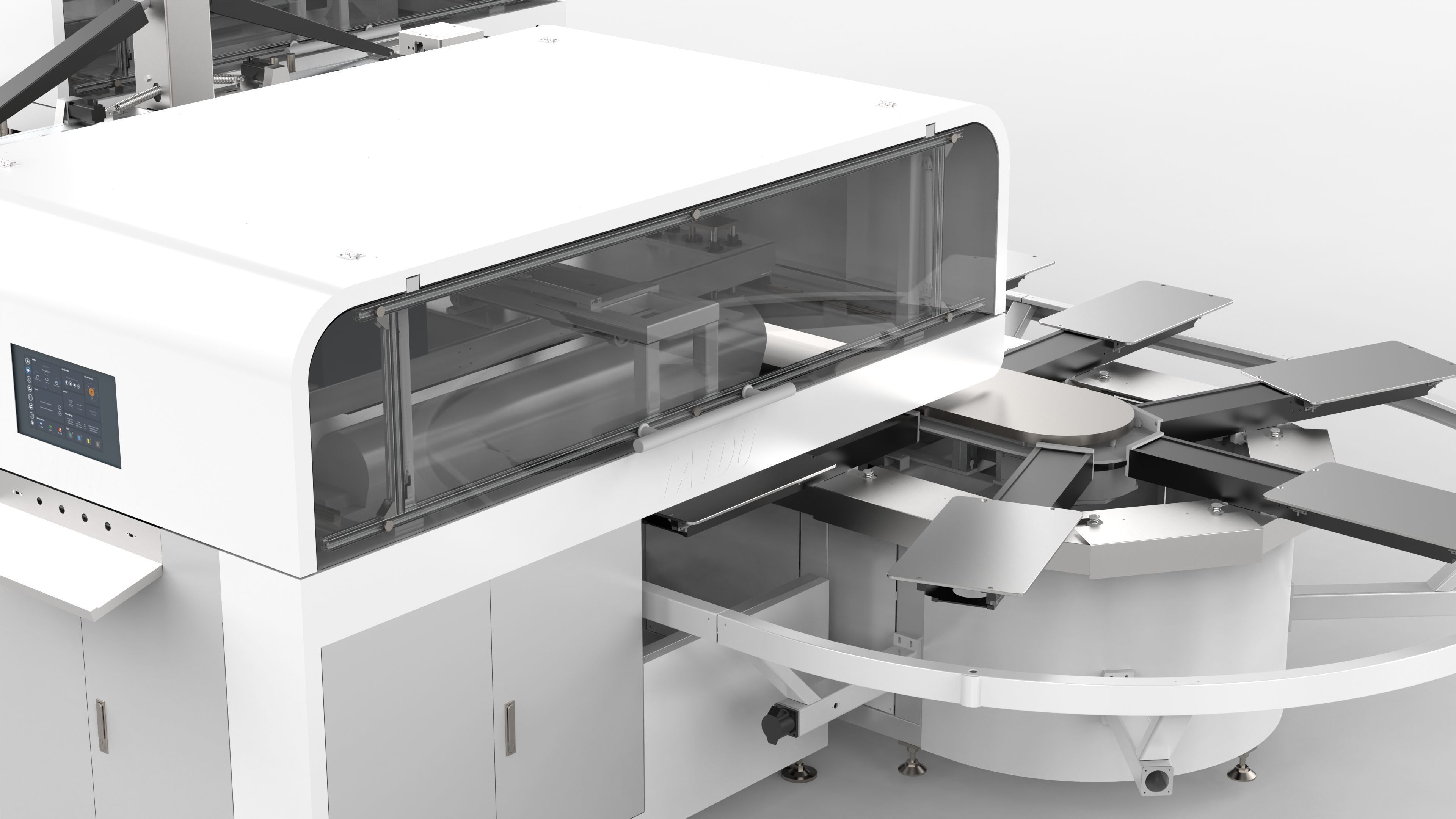 Fully Automatic 24 Station Oval Printing Machine 3D model_10