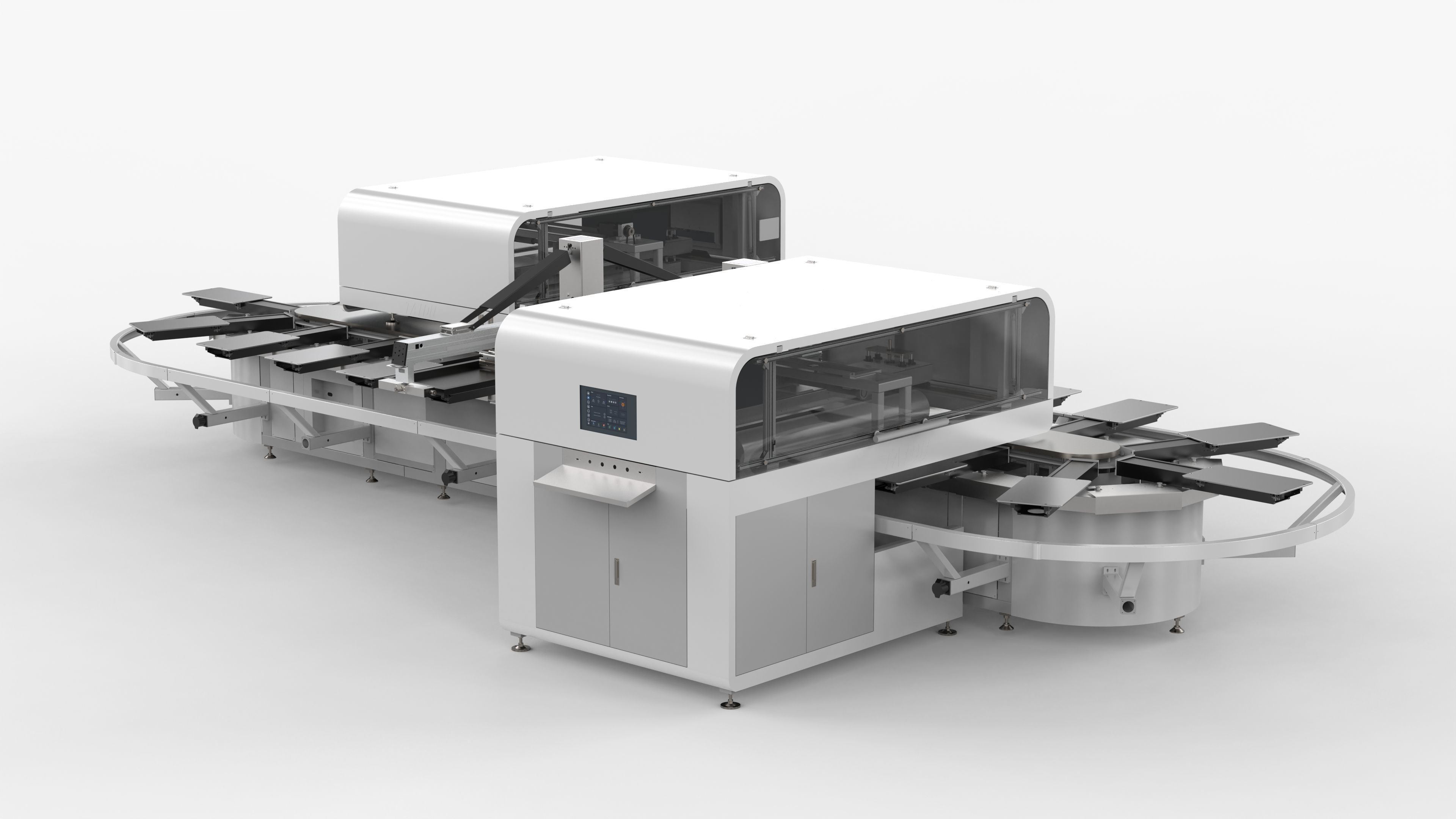 Fully Automatic 24 Station Oval Printing Machine 3D model_4