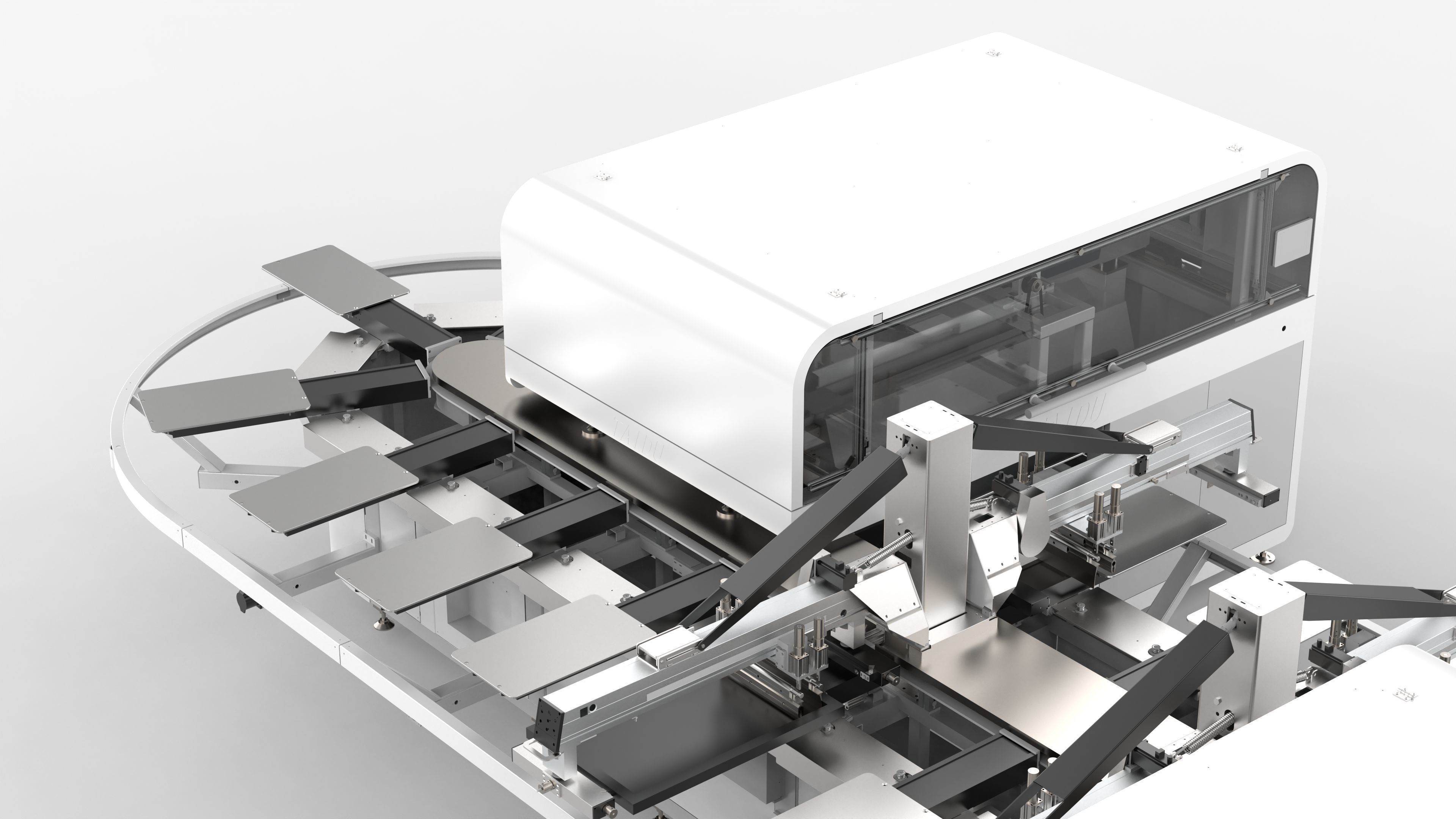 Fully Automatic 24 Station Oval Printing Machine 3D model_12