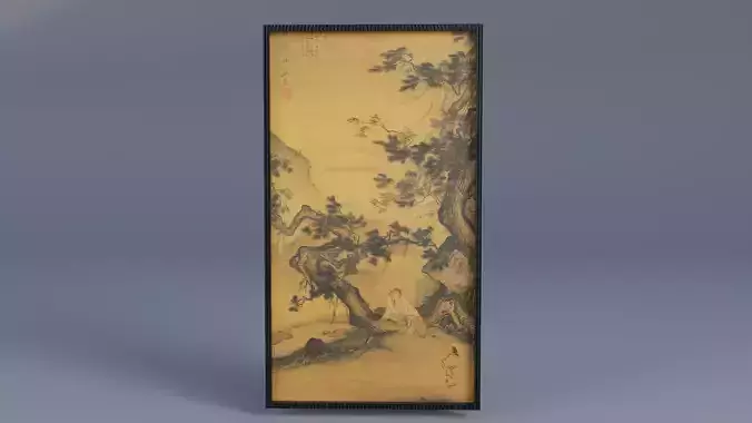 Photo Frame Low-poly 3D model