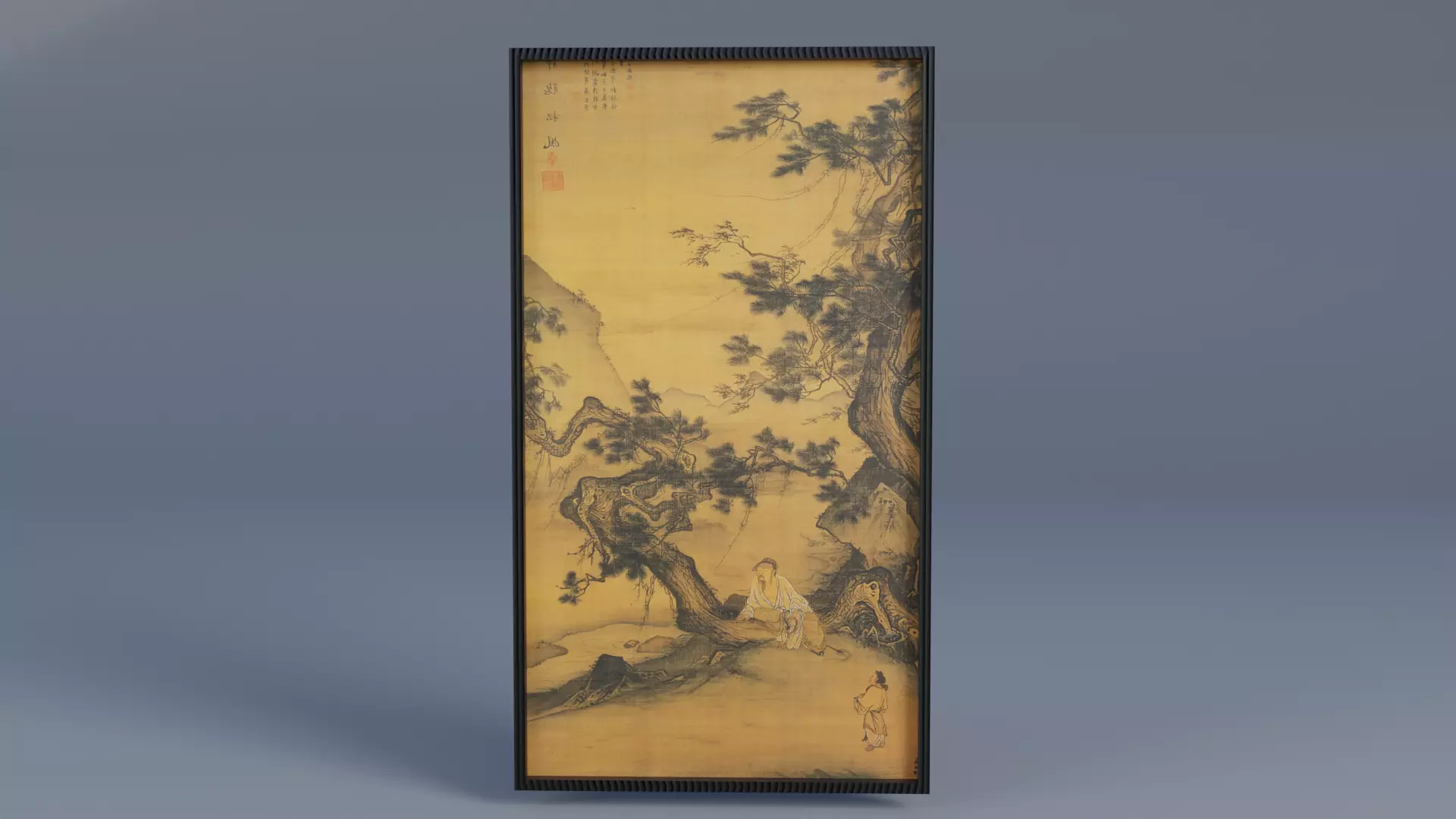 Photo Frame Low-poly 3D model_0