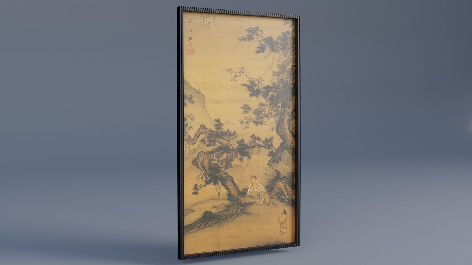 Photo Frame Low-poly 3D model_1