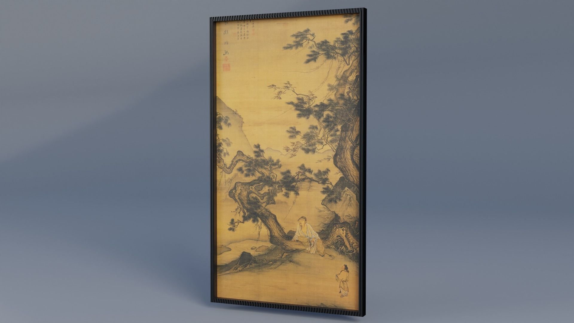 Photo Frame Low-poly 3D model_2