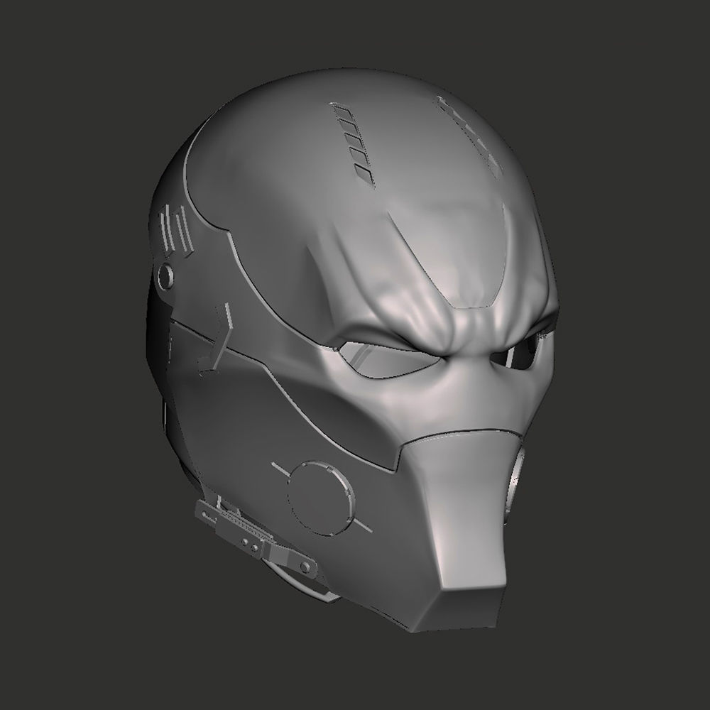 Red Hood Helmet 3D Model Ready to Print STL 3D print model_2