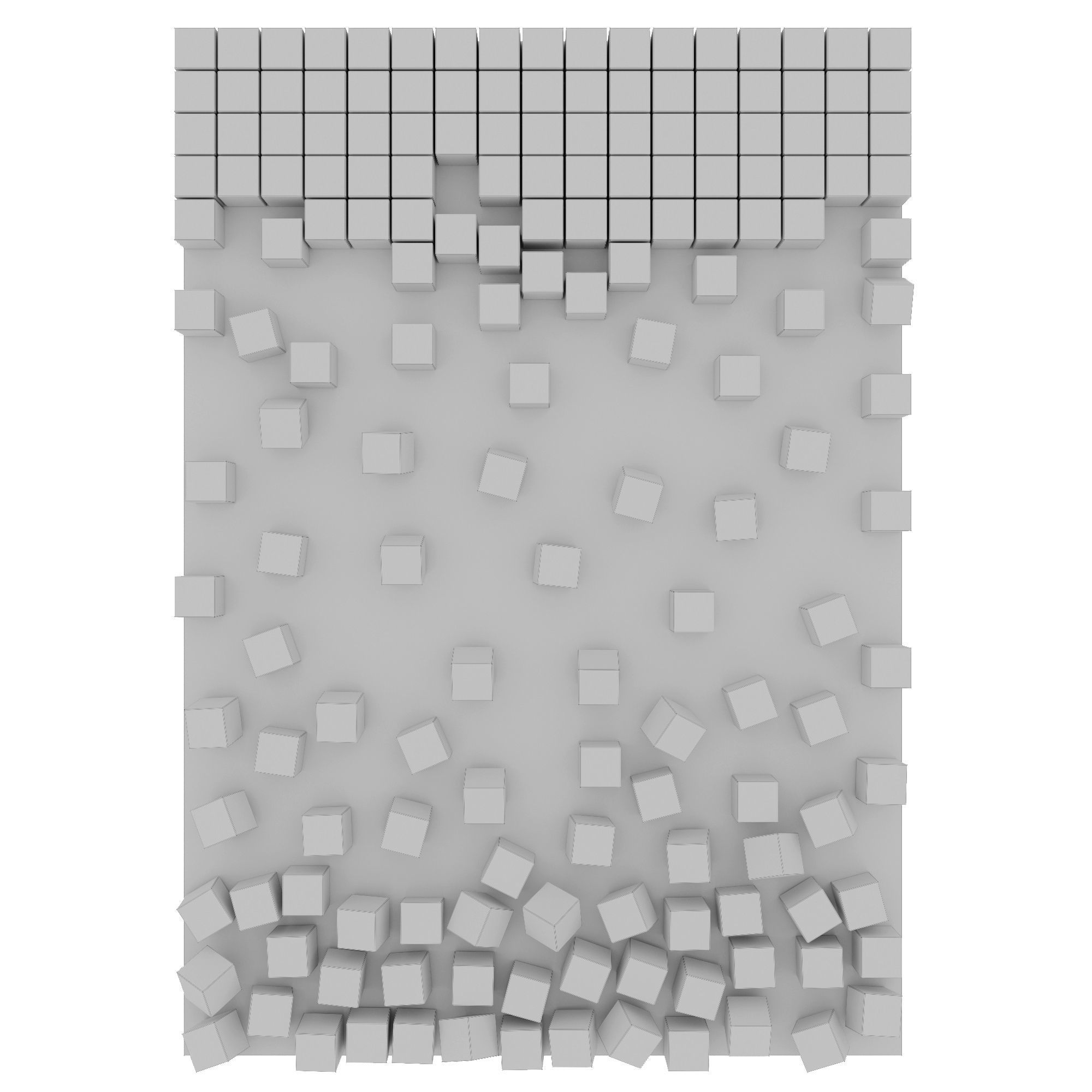 Wooden panel 3D model_7