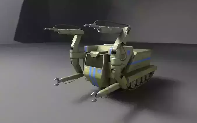 Emperor Battle for Dune Repair Tank Low-poly 3D model