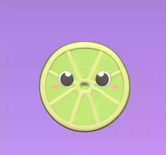Cute Lemon 3D print model