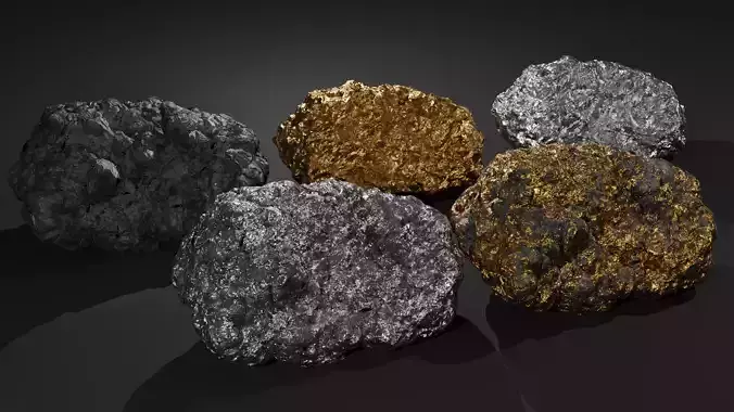 Gold and Silver Nuggets