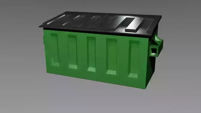 Dumpster trash can