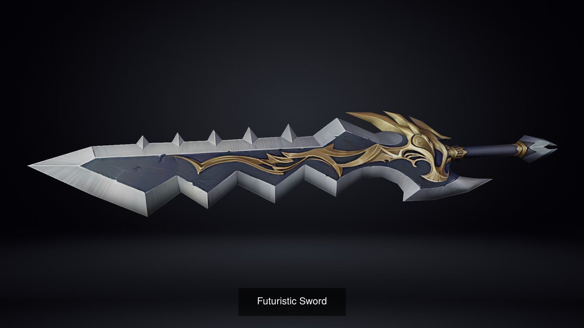 16 piece Sword Pack 3D Model Collection_2