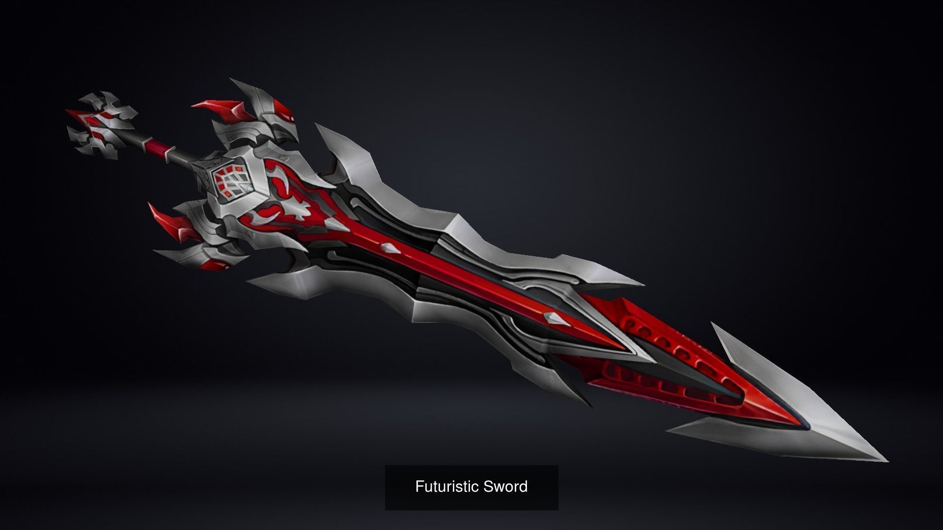 16 piece Sword Pack 3D Model Collection_4