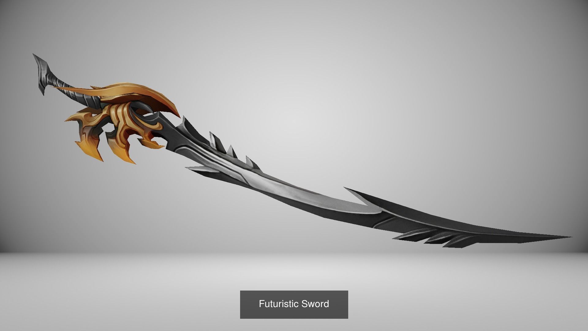 16 piece Sword Pack 3D Model Collection_8