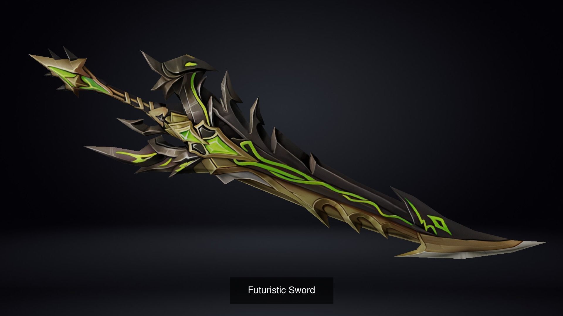 16 piece Sword Pack 3D Model Collection_6