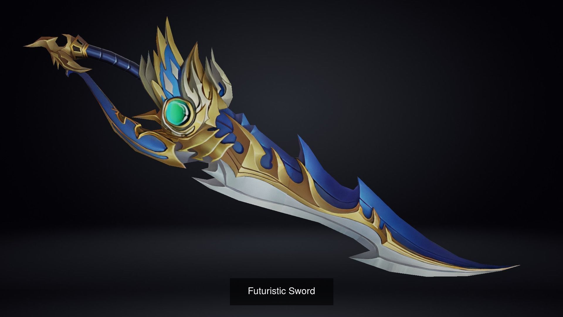 16 piece Sword Pack 3D Model Collection_1
