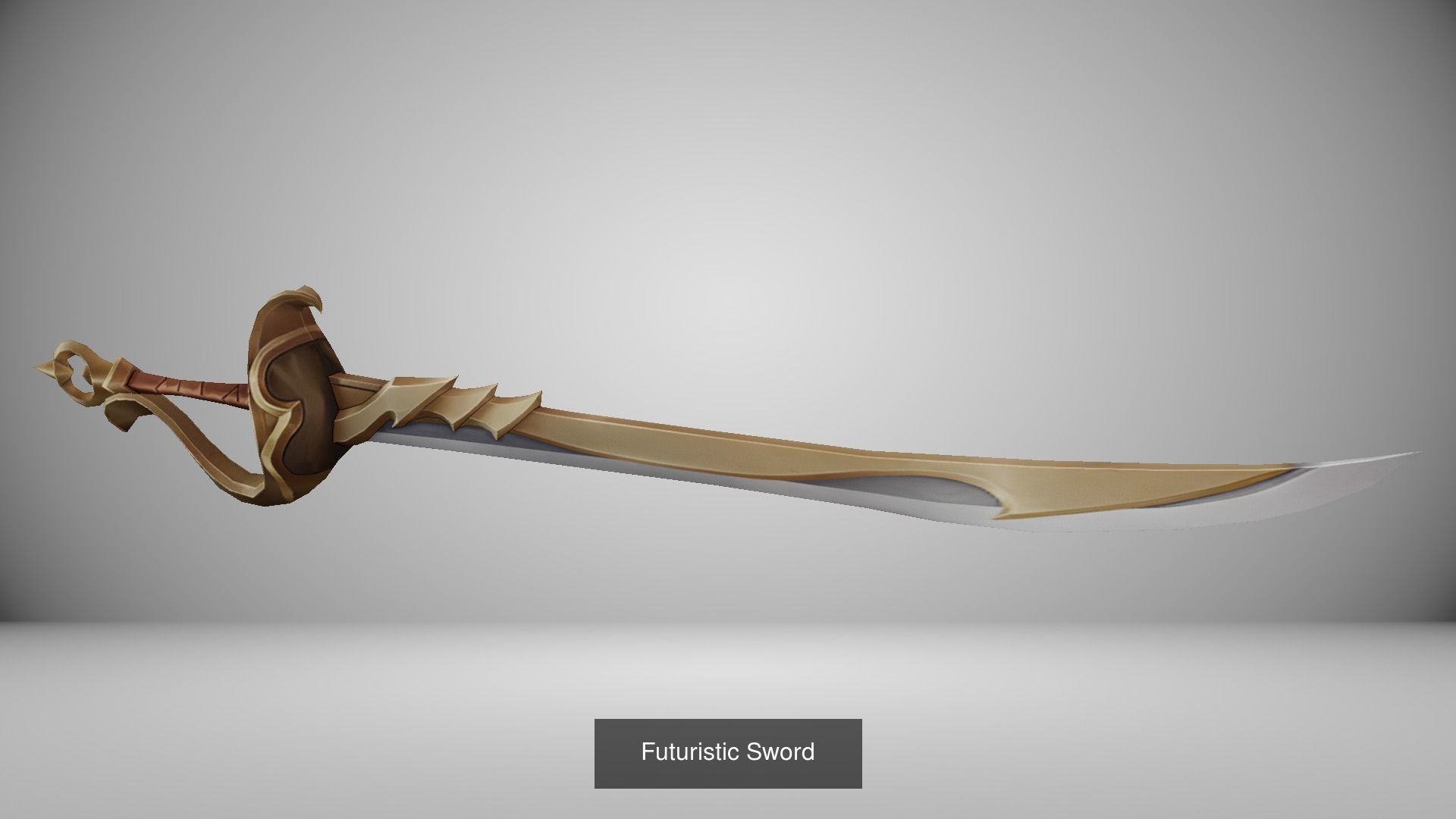 16 piece Sword Pack 3D Model Collection_10
