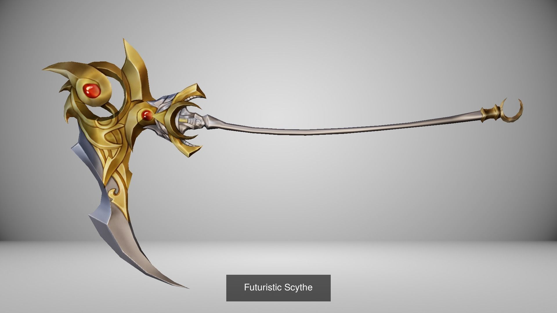 16 Piece Scythe Weapon Pack 3D Model Collection_16
