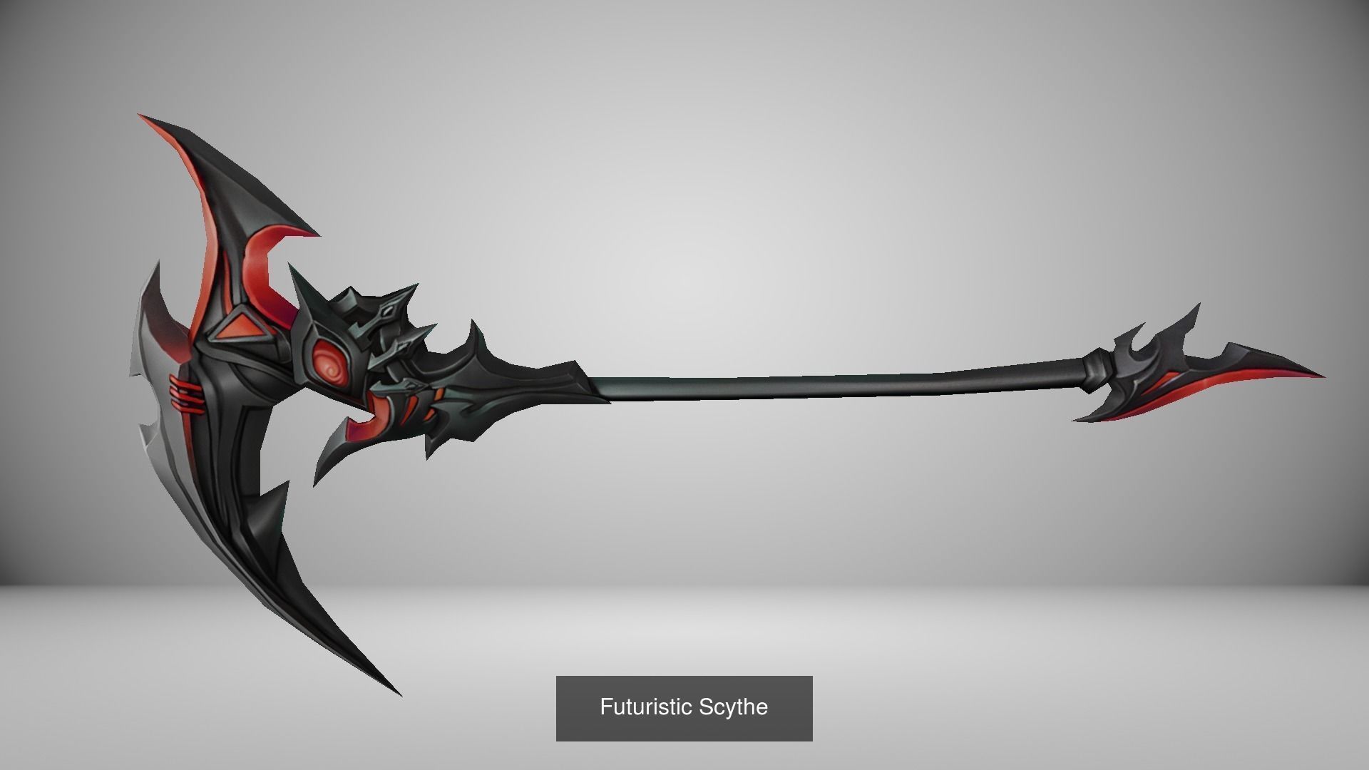 16 Piece Scythe Weapon Pack 3D Model Collection_15