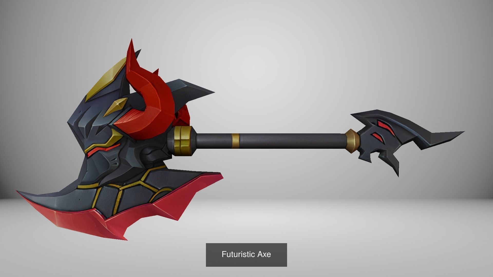 11 Piece Axe Pack 3D Model Collection_11