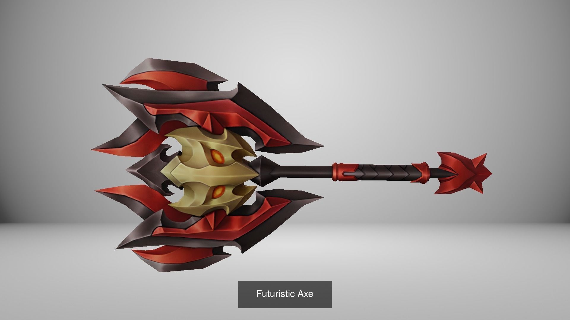 11 Piece Axe Pack 3D Model Collection_6