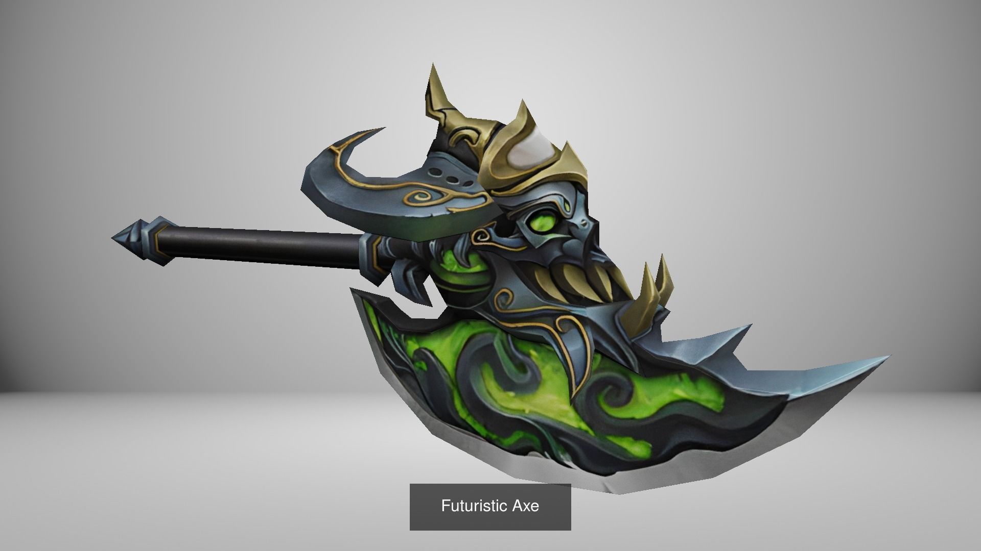 11 Piece Axe Pack 3D Model Collection_10