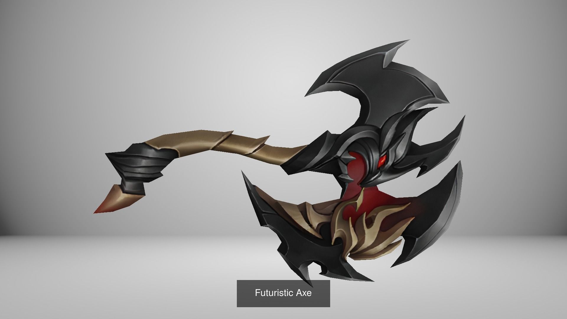 11 Piece Axe Pack 3D Model Collection_5
