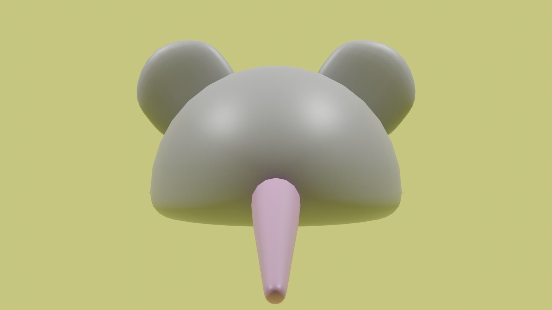 mouse cute 3D model 3D model_6