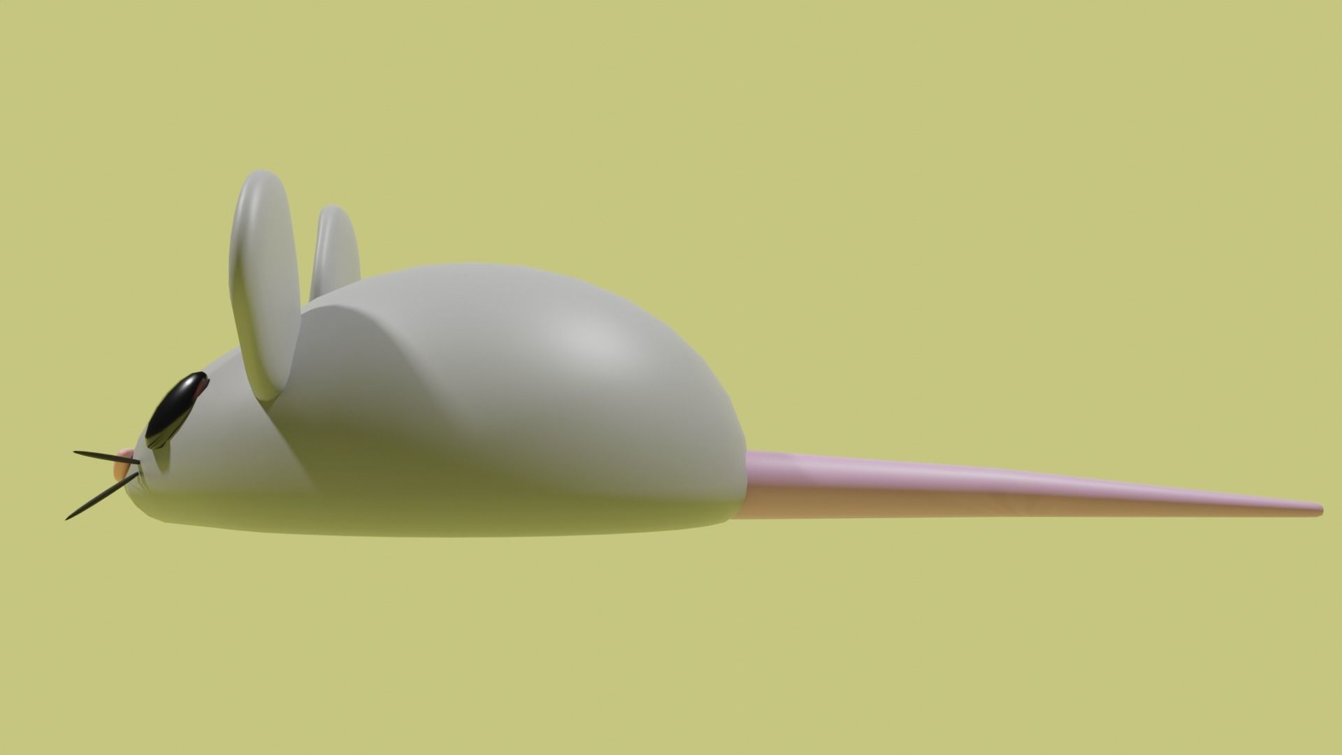 mouse cute 3D model 3D model_4