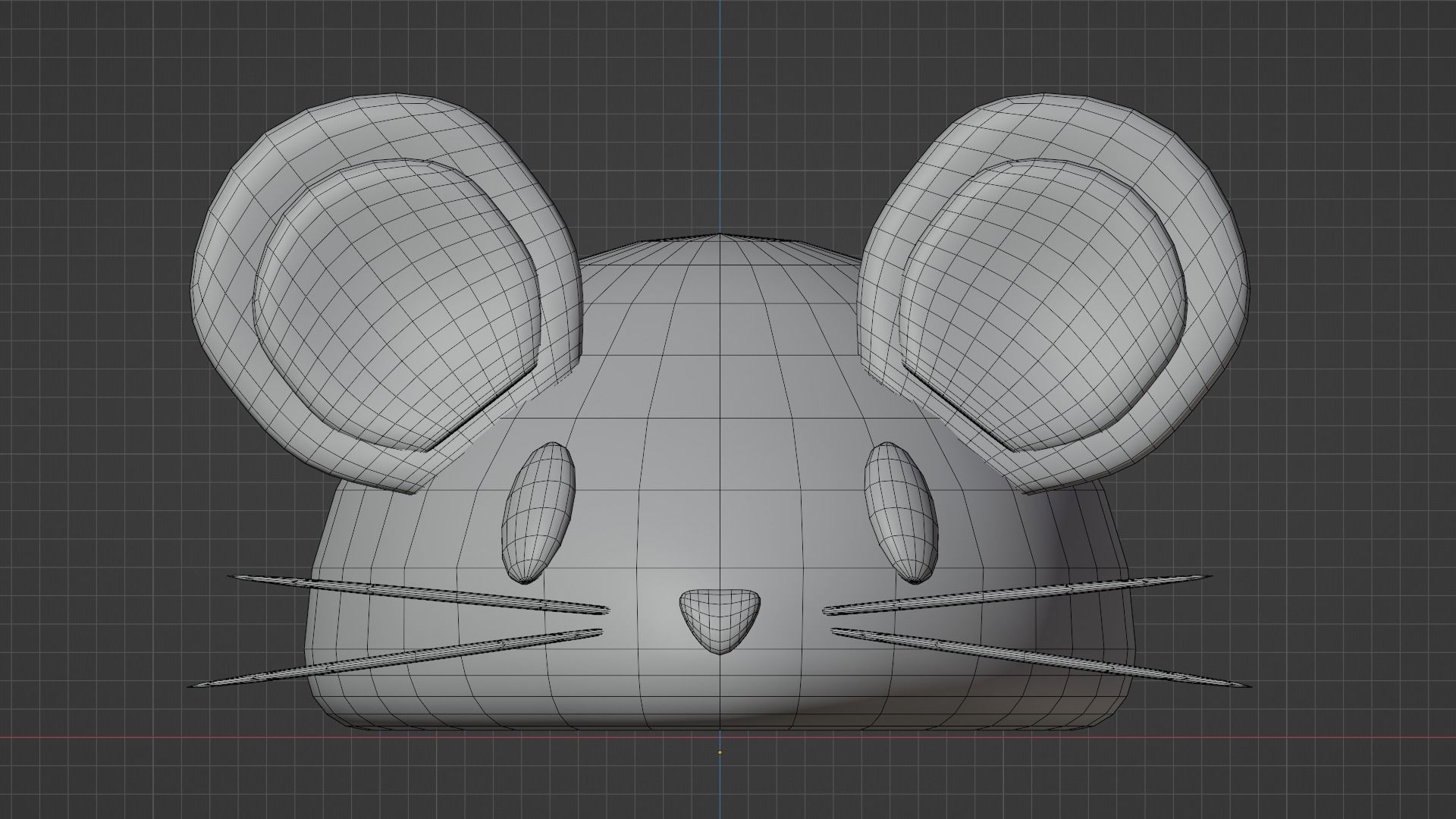 mouse cute 3D model 3D model_3