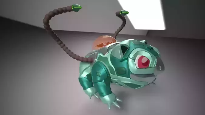 Cyber Bulbasaur pokemon character