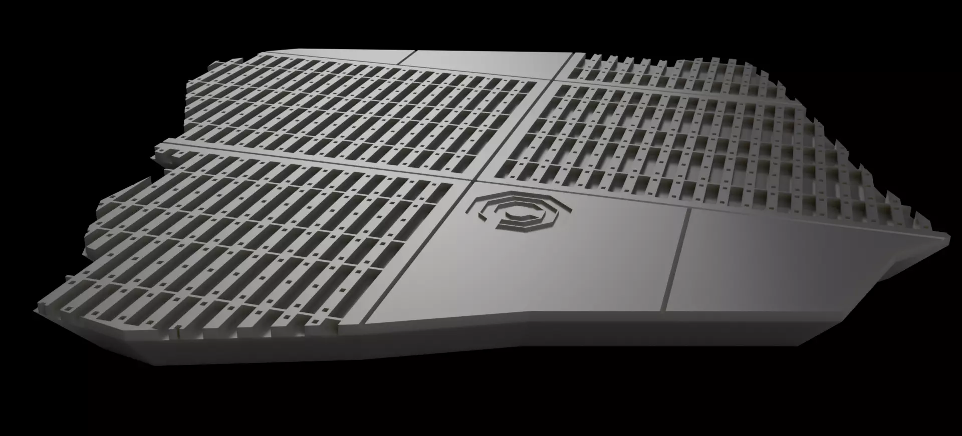 Base for Robocain from Robocop 2 by moderoid 3D print model_0