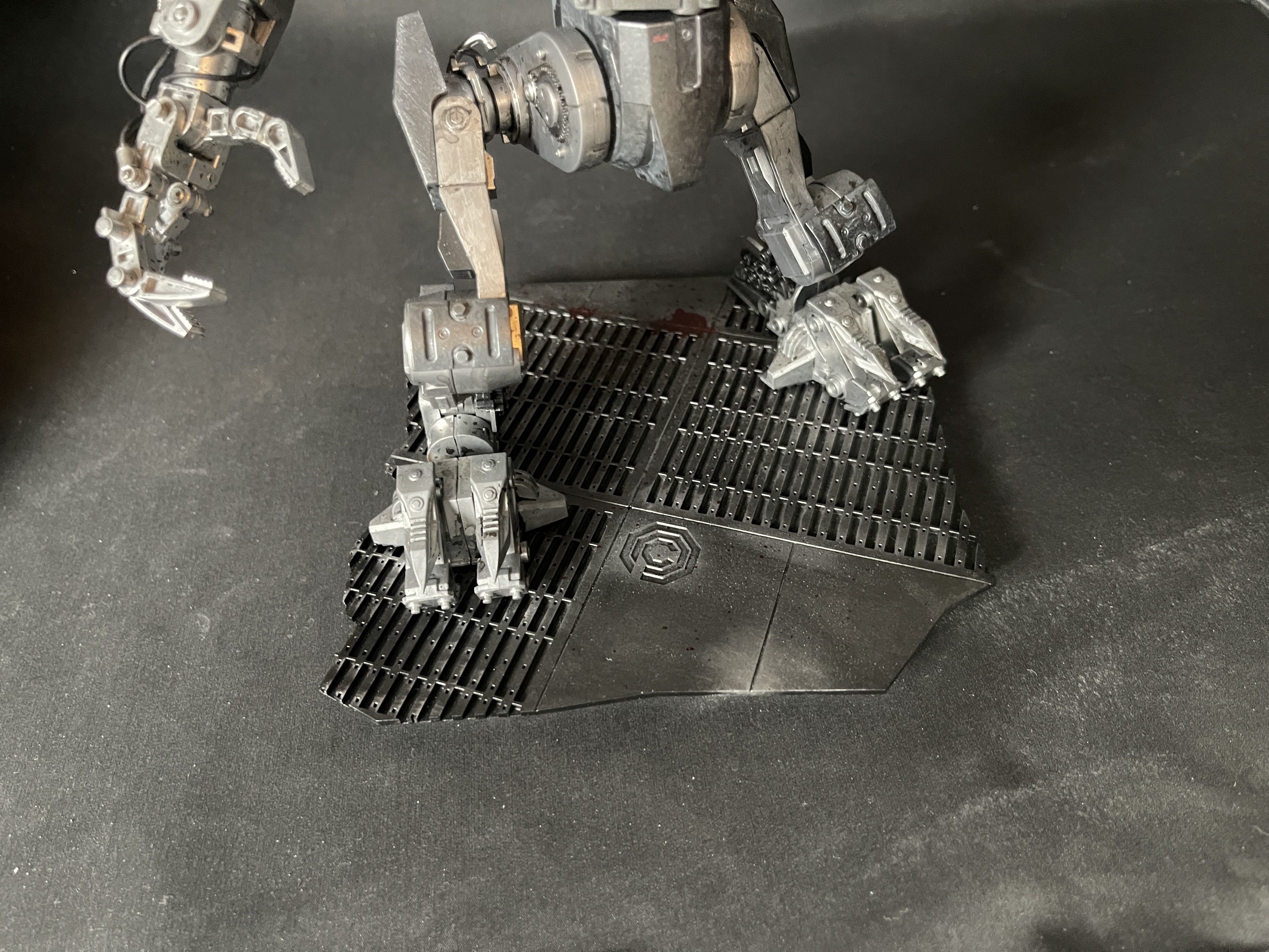Base for Robocain from Robocop 2 by moderoid 3D print model_5