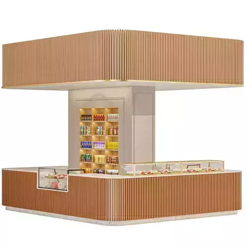 Coffee point with dessert display