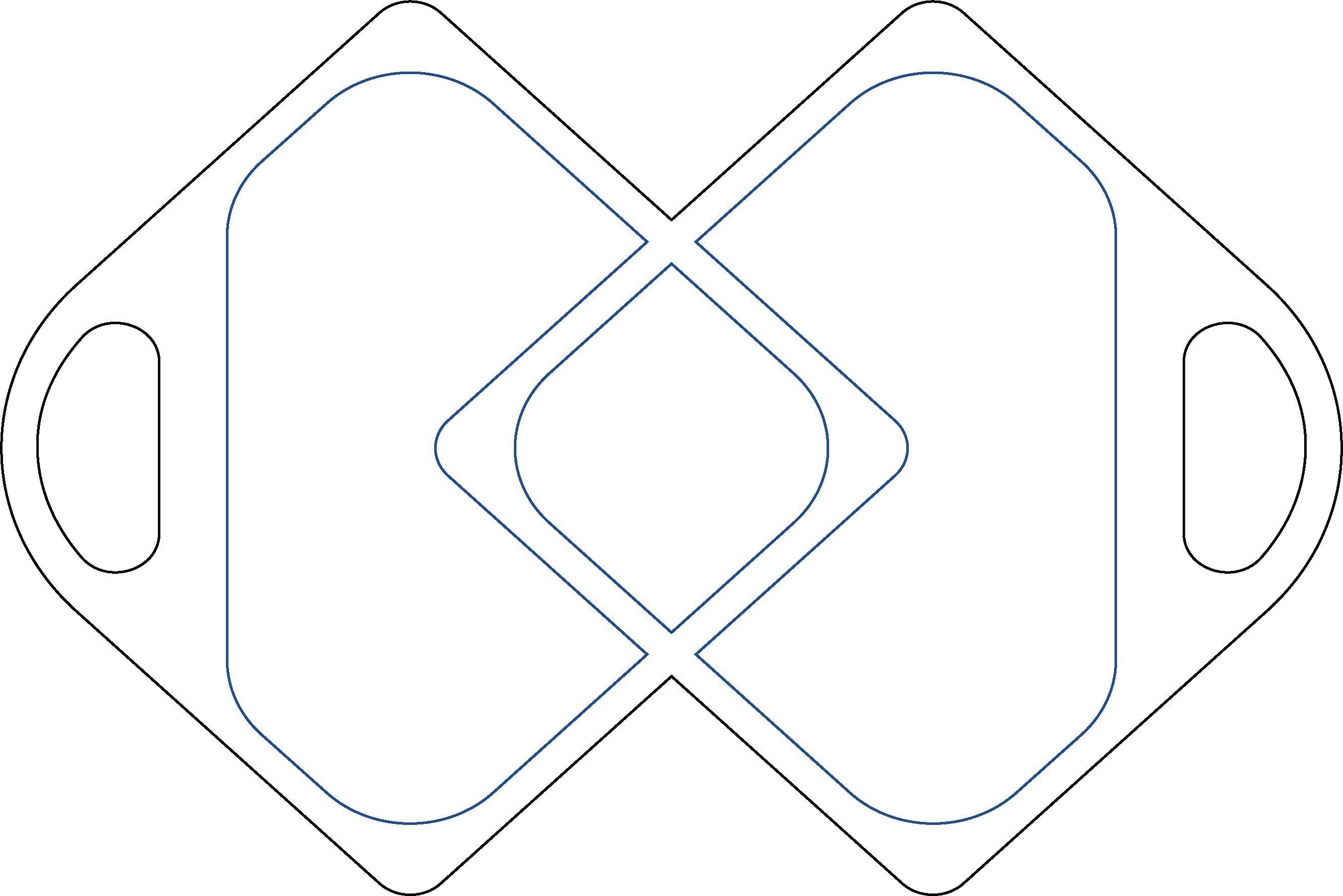 Serving Tray V5 Vector Files for CNC and 3D Print DXF STL 3D print model_5