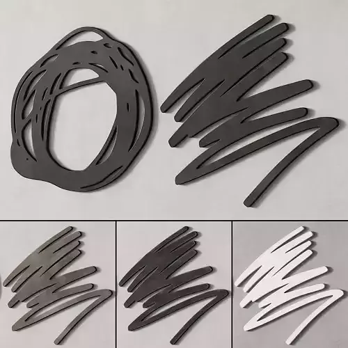 273 decorative wall art 05 wall ink sculptures Bernard Venet P01